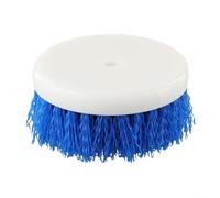 Testa a spazzola alimentata per trapano da 60 mm per la pulizia di tappeti, interni auto, divani e tessuti, spazzola con setole morbide compatibile con trapani elettrici, albero da 6 mm (blu)