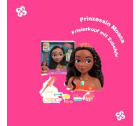Testa Acconciatura Disney Principessa Moana Con Accessori Pupa