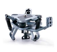 Testa ammortizzante per action camera, stabilizzatore video con struttura in alluminio, interfaccia filettata da 1/4"-20, riduce le micro vibrazioni per filmati fluidi