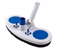 Testa aspirante per piscina da 33 cm | Testa di aspirazione per piscina con setole laterali, aspirapolvere per piscine interrate e piscine interrate senza tubo, per tubi di aspirazione standard da 3,2