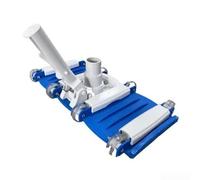 Testa aspirante per piscine interrate fuori terra, testa di aspirazione ponderata per piscine con adattatore per tubo girevole e corpo flessibile da 35,6 cm, testa manuale per aspirapolvere per