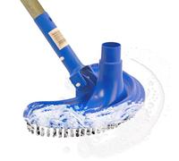 Testa aspirapolvere per piscina - Spazzola professionale per la pulizia della piscina con setole in nylon, manico stabile e regolabile, attrezzatura durevole | routine per la pulizia della spa -T