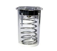 Testa automatica per la preparazione del caffè, set di pulizia per macchina da caffè, strumento di pulizia per backflush con valvola limitatrice di pressione, per tutte le macchine standard da 58 mm