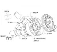 Testa cilindro 50cc alluminio Polini per Minarelli AM6