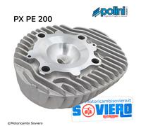 Testa Cilindro Alluminio E Ghisa Polini Vespa PX PE 200