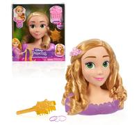 Testa da pettinare Principesse Disney - Rapunzel, 7 Pezzi, Giochi di finzione, Giocattoli per Bambini dai 3 Anni in su di Just Play