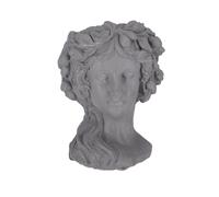 Testa dama lady vaso terracotta shabby stile etnico arredo casa soprammobile