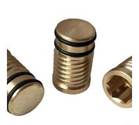 Testa del blocco del tubo di riscaldamento a terra in ottone per tubi da 16 mm, 20 mm e 25 mm, progettata per bloccare e sigillare i tubi di riscaldamento per prestazioni efficienti e perdite (20 mm)