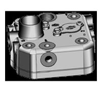 Testa del cilindro del compressore d'aria KNORR ZB 4289
