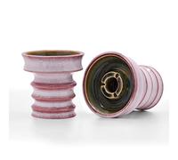 Testa del tabacco, narghilè con testa del phunel, kitosun testa per narghilè, aromi, ciotola da 15 g, con bordo, compatibile con tutte le HMD Provost & Foil (rosa)