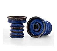 Testa del tabacco, narghilè con testa del phunel, kitosun testa per narghilè, aromi, ciotola da 15 g, con bordo, compatibile con tutte le HMD Provost & Foil (denim)