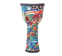 Testa Del Tamburo In Pelle Di Capra Tamburo Djembe 8/10 Pollici Musica Di Ispirazione Africana Doumbek, Djembe Drum per L'accompagnamento Della Danza Tamburo a Mano(Large 10inch)