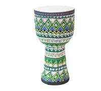 Testa Del Tamburo In Pelle Di Capra Tamburo Djembe 8/10 Pollici Musica Di Ispirazione Africana Doumbek, Djembe Drum per L'accompagnamento Della Danza Tamburo a Mano(Large 8inch-G)