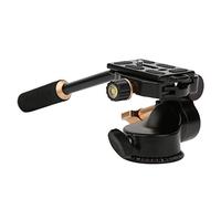 Testa del Treppiede Ammortizzante, Adattatore per Testa del Treppiede in Lega di Alluminio, Gomma Antiscivolo per Fotocamera DSLR