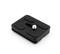 Testa del treppiede in lega di alluminio PU-50 - Piastra a sgancio rapido Black