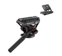 Testa del treppiede panorama - Testa del treppiede a 360° con portata di 8 kg e 2 piastra a sgancio rapido, compatibile con schede a sgancio rapido della serie Manfrotto e Djirs