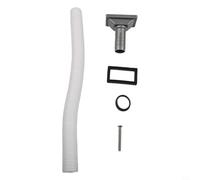 Testa del tubo di troppopieno rettangolare verso l'alto per scolapiatti del lavandino, realizzata in robusto PP e PVC, compatibile con più set di scarico per una gestione affidabile dell'acqua