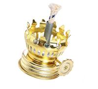 Testa della lampada a olio in metallo con stoppini in cotone per lampade a cherosene tradizionali a prova di bruciatore in lega di alluminio facile da montare accessori per lampade a cherosene