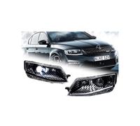 Testa Della Lampada Compatibile for Skoda Octavia Faro 2015-2017 Fari Octavia DRL Indicatori di direzione Abbaglianti Angelo Occhio Lente del proiettore