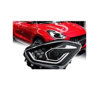 Testa Della Lampada Compatibile for Suzuki Swift Faro 2017-2021 Fari Swift DRL Indicatori di direzione Abbaglianti Angelo Occhio Lente Del Proiettore(LHD)
