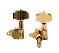 Testa della macchina per accordare la chitarra 1Set 3L 3R 90 Angolo Chitarra Corde Piroli Meccaniche Meccaniche Parti Cromo-Oro-Nero(Gold)