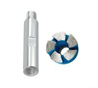 Testa della mola per smerigliatrice angolare da 1 pollice per calcestruzzo e muratura, caratteristiche acciaio trattato termicamente per prestazioni ottimali (con asta da 60 mm)