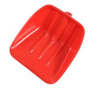 Testa della pala neve in plastica rossa, pala di ricambio in materiale PP ispessito per la rimozione della neve in giardino e la raccolta agricola, adatta per manico 35 mm