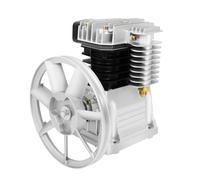 Testa della pompa del compressore d'aria | 2 cilindri | 8 Bar | 420L/Min | Lubrificato ad olio | Con silenziatore | Per industria e artigianato