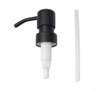 Testa della pompa in metallo per lozione e sapone, struttura in acciaio inox con guarnizione morbida per evitare perdite (B)