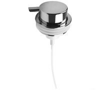 Testa della pompa in schiuma ABS per dispenser di sapone a pressione per bottiglie uso alberghiero guarnizione morbida a tenuta stagna forte meccanismo a molla alloggiamento in metallo pompa in