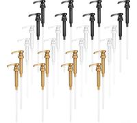 Testa della pompa per sciroppo a pressione manuale, dimensioni di misurazione 10 cc, compatibile con bottiglie da collo 28/400 per un accurato controllo delle porzioni di sciroppo e facilità d'uso