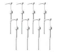 Testa della pompa per sciroppo, in polipropilene, a pressione manuale, per sciroppo di caffè e fruttosio, dosaggio preciso 8CC/10CC/15CC/20CC, per casa o ristorazione, design rimovibile per una facile