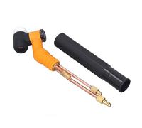 Testa della torcia per saldatura, collo girevole ruotabile a 360 gradi, raffreddata ad acqua e aria, ignifugo ad alta temperatura, ottone e plastica fenolica, per saldatori