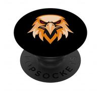 Testa dell'aquila - Uccello predatore - Occhio dell'aquila PopSockets PopGrip Adesivo