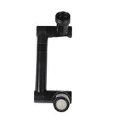 Testa dello spruzzatore del rubinetto di prolunga girevole a 2 modalità Rubinetto universale for bagno da 1440 gradi Estendere l'estensore adattatore Ben Fatto(Black-2 Mode)