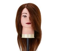 Testa di allenamento per parrucchiere - Capelli veri | Gabbiano WZ1 lunghezza 16"
