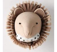 Testa di animale 3D da appendere alla parete, decorazione da parete con animali in feltro di lana, decorazione da parete per animali, giocattoli pendenti per ragazzi, ragazze, camera dei bambini