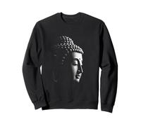 Testa di Buddha Arte Zen Spirituale Felpa