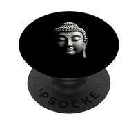 Testa di Buddha Arte Zen Spirituale PopSockets PopGrip Adesivo
