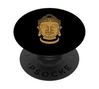 Testa di Buddha karma e zen PopSockets PopGrip Adesivo