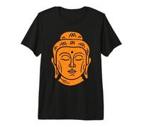 Testa di Buddha Saggezza Buddista Maglietta Premium