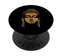 Testa di Buddha Siddhartha Gautama PopSockets PopGrip Adesivo