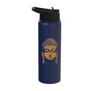 Testa di Buddha Siddhartha Gautama Stainless Steel Insulated Water Bottle