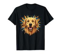 Testa di Cane Sorridente Happy Golden Retriever Maglietta