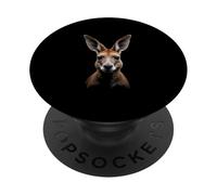 Testa di canguro Deserto Animale Selvatico Australia Art PopSockets PopGrip Adesivo
