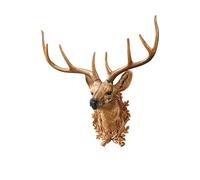 Testa di cervo da parete decorativa - testa di animale simulata appesa per la decorazione della casa o dell'ufficio