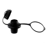 Testa di conversione della valvola dell'aria da 22 mm per gommoni, canoa in gomma, tappo ugello a vite in plastica per pompe elettriche