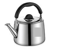 Testa di cottura in acciaio inossidabile per guasta inossidabile per pianoforte cima per piano cottura con maniglia ergonomica per manico ergonomico per fischio domestico Teakettle (4L)
