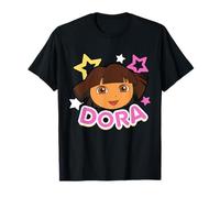 Testa di Dora l'esploratrice, motivo: stelle pastello Maglietta