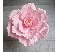 testa di fiore artificiale, 30 cm gigante PE schiuma rosa simulazione fiori ramo sfondo matrimonio decorazione peonia giardino muro strada palco festa fornitura multicolore(Pink-b)